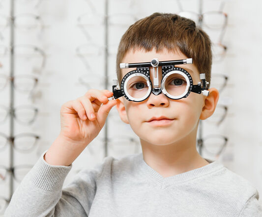 Bijziendheid bij kinderen